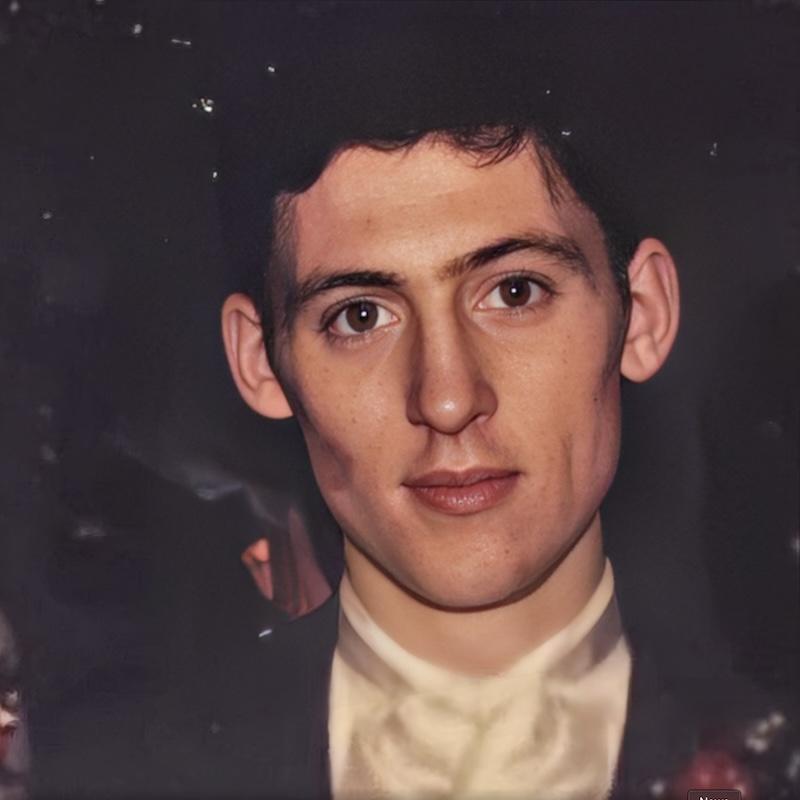 andrew chalky chalk on wedding day